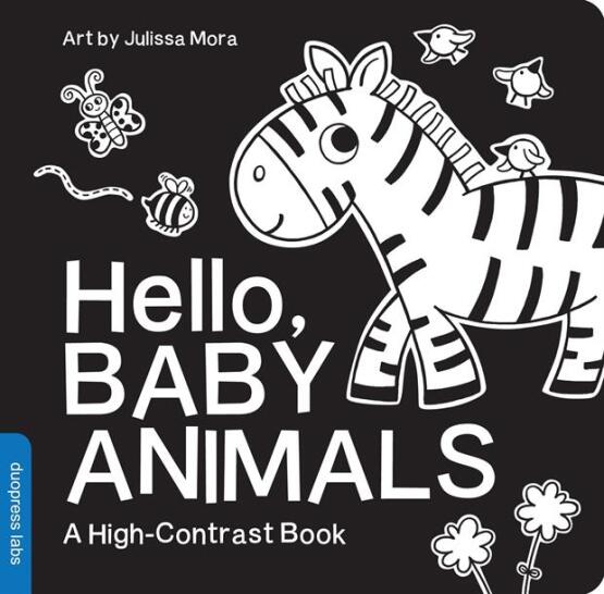 Hello, Baby Animals A High-Contrast Book - High-Contrast Books - Duopress Labs