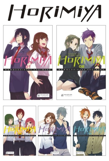 Horimiya Horisan İle Miyamurakun 1-2-3-4-5 Manga Seti - Akılçelen Kitaplar