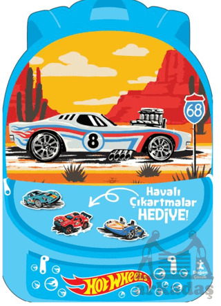 Hot Wheels – Parıltılı Tatil Çantam Etkinlik Ve Boyama Kitabı - Doğan Çocuk