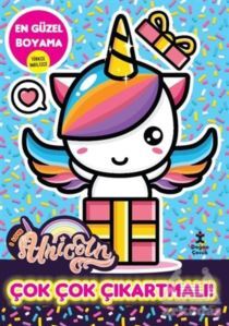 I Love Unicorn En Güzel Boyama Çok Çok Çıkartmalı! - 1
