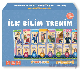 İlk Bilim Trenim - Cırt Cırtlı Yapboz Ve Kitap Seti - Bi Kutu Oyun