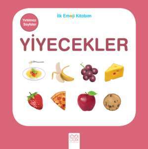 İlk Emoji Kitabım - Yiyecek - 1001 Çiçek Kitaplar