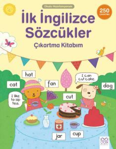 İlk İngilizce Sözcükler Çıkartma Kitabım - 250 Çıkartma - 1001 Çiçek Kitaplar