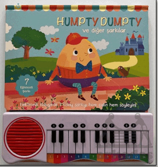 İlk Piyano Kitabım - Humpty Dumpty Ve Diğer Şarkılar - Uçan Fil Yayınları