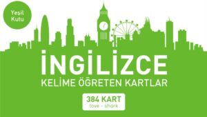 İngilizce Kelime Öğreten Kartlar Yeşil Kutu (love-shark)
