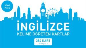 İngilizce Kelime Öğreten Kartlar Mavi Kutu (Sharp-z)
