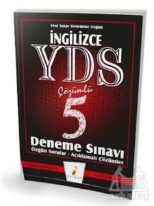 İngilizce YDS Çözümlü 5 Deneme Sınavı - Pelikan Yayınları