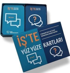 İş'te Yüz Yüze Kartları - 2 Destelik Soru Ve Cümle Tamamlama Sohbet Kartları - 1