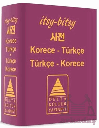 Itsy Bitsy Korece-Türkçe, Türkçe-Korece Mini Sözlük - Delta Kültür Yayınevi