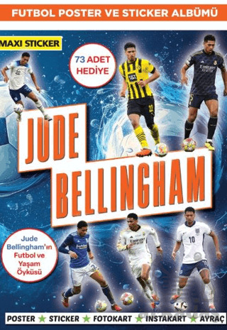 Jude Bellingham Poster Ve Sticker Albümü 009 - Maxi Yayıncılık