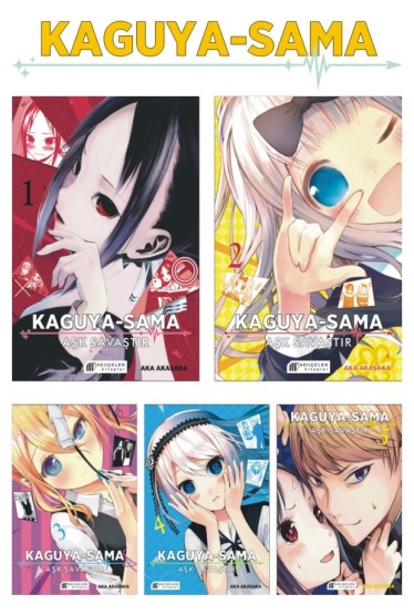 Kaguya-Sama – Aşk Savaştır 1-2-3-4-5 Manga Seti - Akılçelen Kitaplar