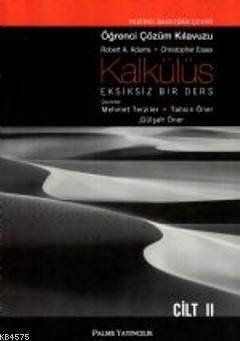 Kalkülüs 2; Öğrenci Çözüm Kitabı - Palme Yayıncılık