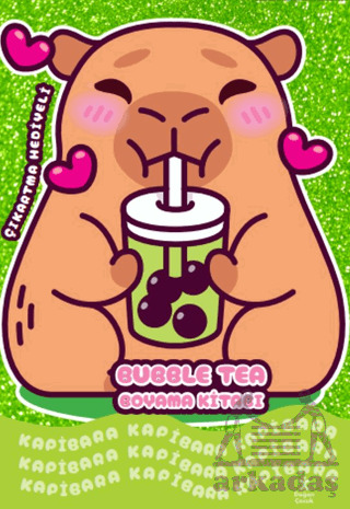 Kapibara - Bubble Tea Boyama Kitabı - Doğan Çocuk
