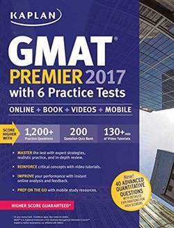 Kaplan GMAT Premier 2017 With 6 Practice Tests - 1