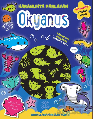 Karanlıkta Parlayan Kitaplar - Okyanus (Parlayan Çıkartmalar) - İndigo Çocuk