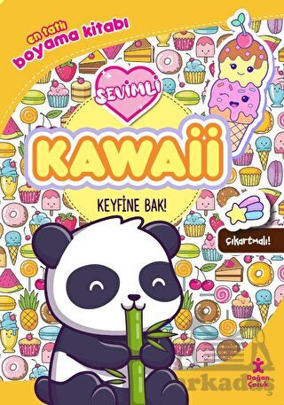 Kawaii Boyama Kitabı Keyfine Bak - Doğan Çocuk