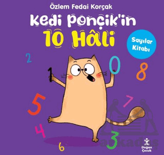 Kedi Ponçik'in 10 Hali - Sayılar Kitabı - 1