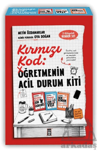 Kırmızı Kod: Öğretmenin Acil Durum Kiti (Set – 3 Kitap) - Timaş Yayınları