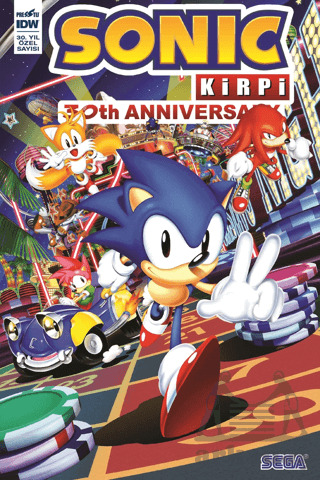 Kirpi Sonic 30. Yıl Özel - Presstij Kitap
