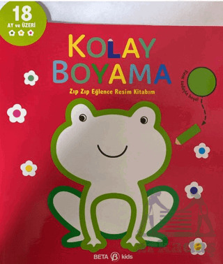 Kolay Boyama Zıp Zıp Eğlence Resim Kitabım - Beta Kids