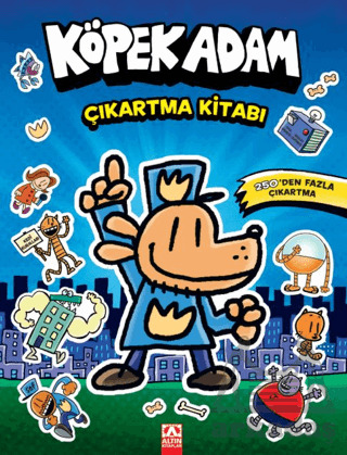 Köpek Adam Çıkartma Kitabı - 1