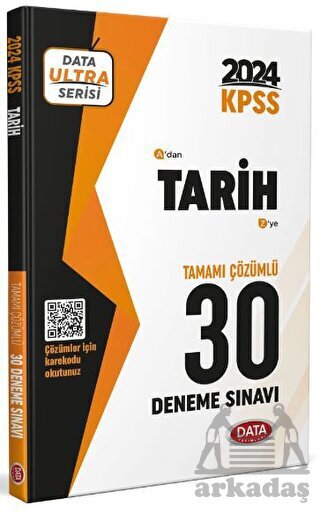 KPSS Tarih 30 Deneme Sınavı - Data Yayınları