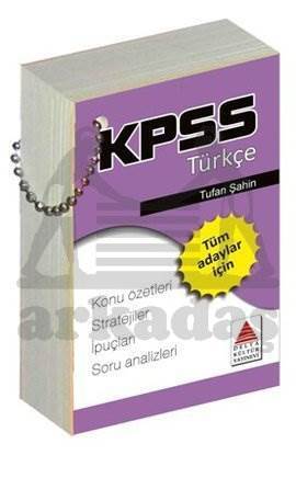 KPSS Türkçe Cep Kartları - Delta Kültür Yayınevi