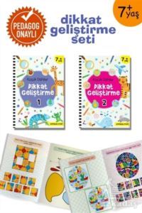 Küçük Dahiler Dikkat Geliştirme Seti (2 Kitap Takım) – 7+ Yaş (Pedagog Onaylı) - İndigo Kitap