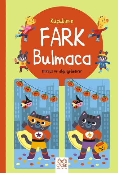 Küçüklere Fark Bulmaca - 1001 Çiçek Kitaplar
