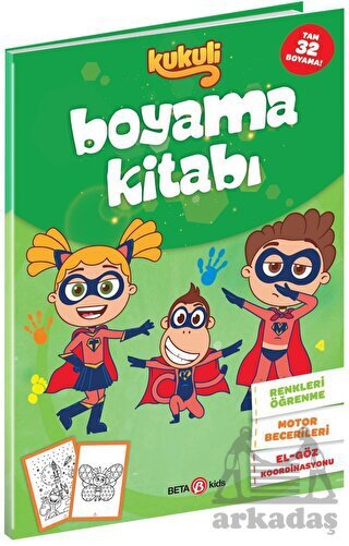 Kukuli Boyama Kitabı - 1