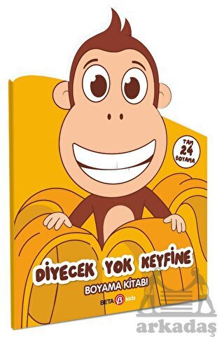 Kukuli- Diyecek Yok Keyfine Boyama Kitabı - Beta Kids