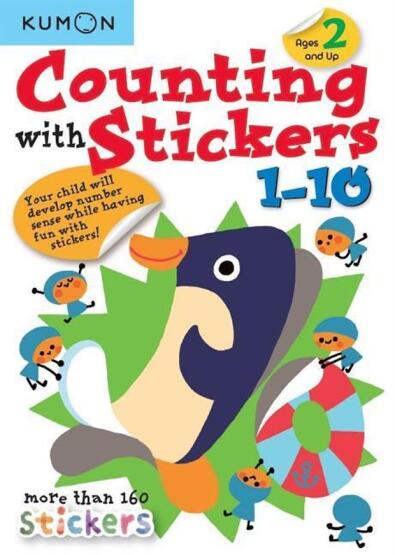 Kumon Counting With Stickers 1-10 - Kumon Publishing