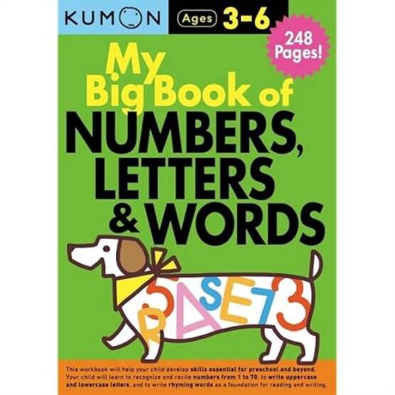 Kumon My Big Book of Numbers, Letters & Words - 1