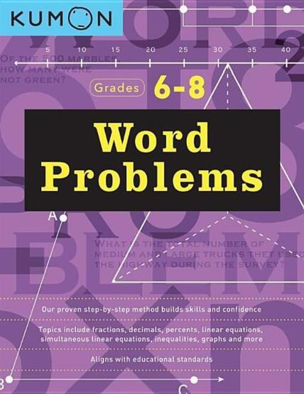 Kumon Word Problems Grades 6/8 - Kumon Publishing