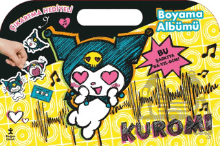 Kuromi - Çıkartma Hediyeli Boyama Albümü - Doğan Çocuk
