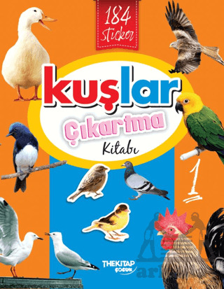 Kuşlar Çıkartma Kitabı - 1 - The Kitap Çocuk