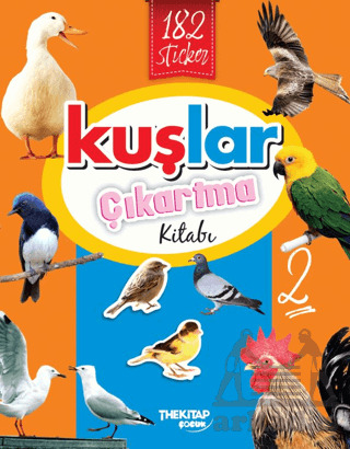 Kuşlar Çıkartma Kitabı - 2 - 1