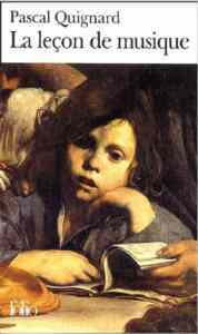 La Lecon de Musique - Folio