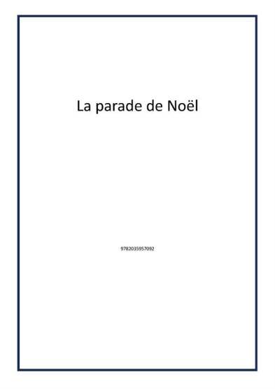 La parade de Noël - Publisher