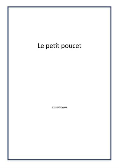 Le petit poucet - Publisher