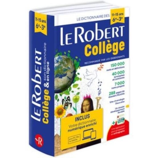 Le Robert collège - Avec 1 carte numérique - Edition 2023 - Le Robert