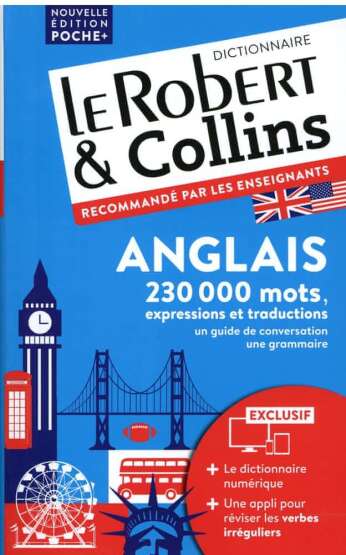 Le Robert & Collins poche + Anglais - Le Robert