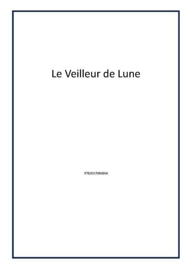 Le Veilleur de Lune - Publisher