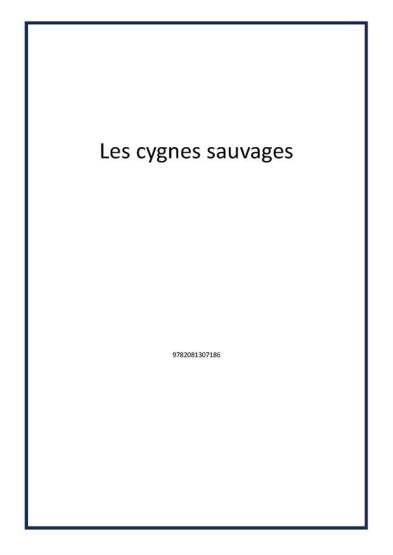 Les cygnes sauvages - Publisher