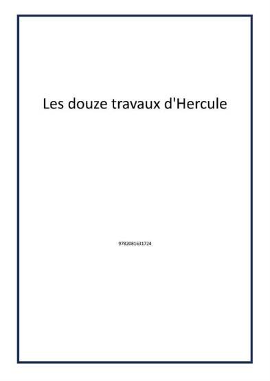 Les douze travaux d'Hercule - Publisher