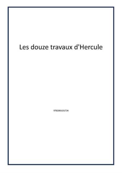 Les douze travaux d'Hercule - 1