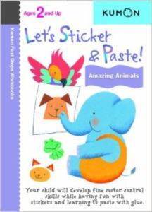 Let's Sticker and Paste! Amazing Animals! - Kumon Publishing