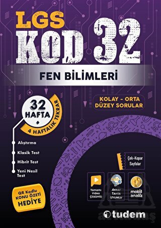 LGS Kod 32 Fen Bilimleri Tudem Yayınları - 1