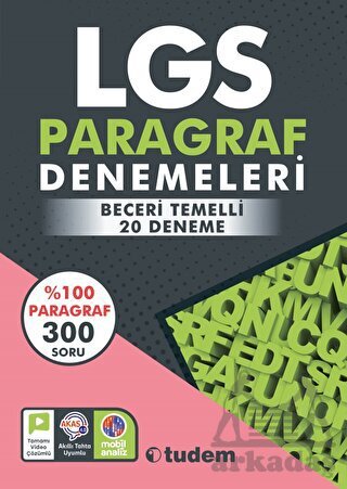 LGS Paragraf Denemeleri Tudem Yayınları - 1