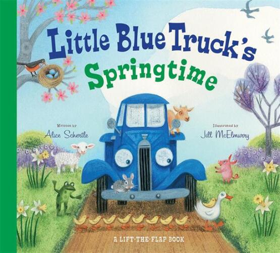 Little Blue Truck's Springtime (Lift-The-Flap Book) - Clarion Books